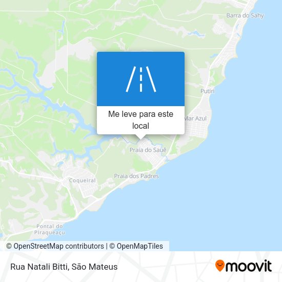 Rua Natali Bitti mapa