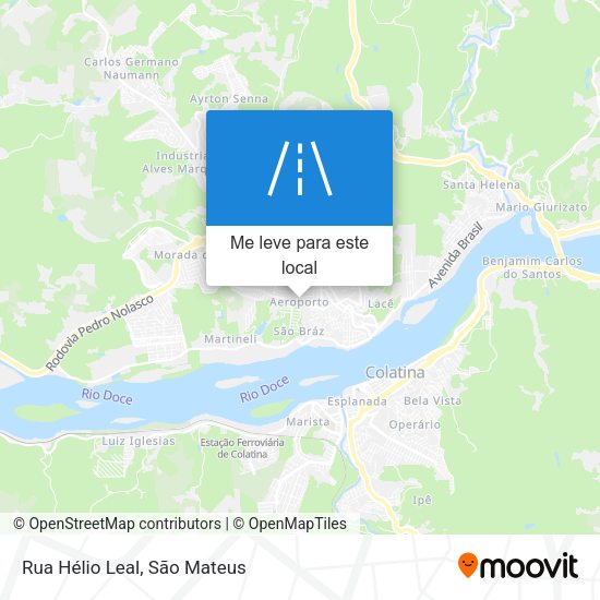 Rua Hélio Leal mapa