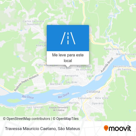 Travessa Maurício Caetano mapa