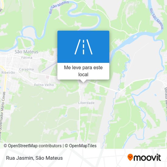 Rua Jasmin mapa