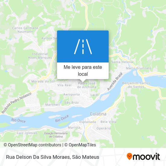 Rua Delson Da Silva Moraes mapa
