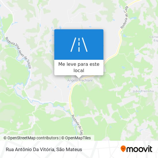 Rua Antônio Da Vitória mapa