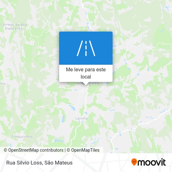 Rua Silvio Loss mapa