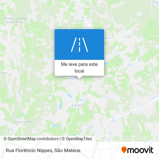 Rua Florêncio Nippes mapa