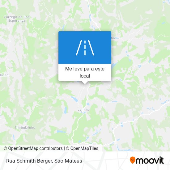 Rua Schmith Berger mapa