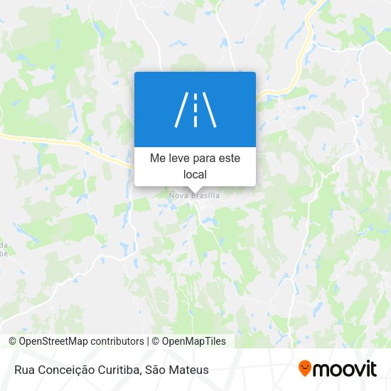 Rua Conceição Curitiba mapa