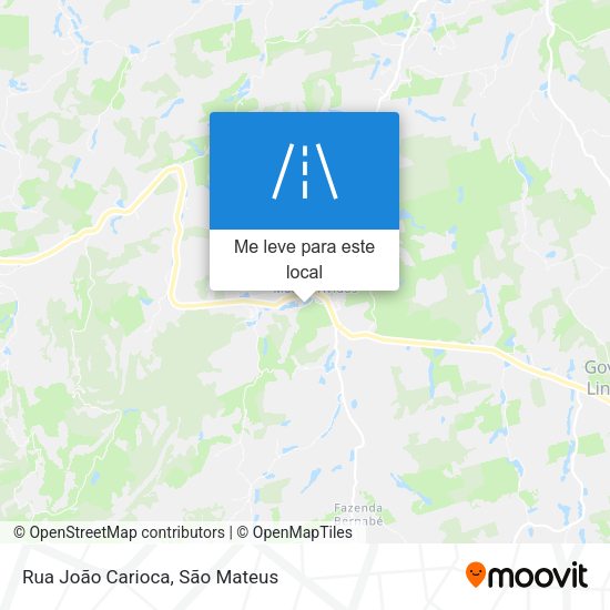 Rua João Carioca mapa
