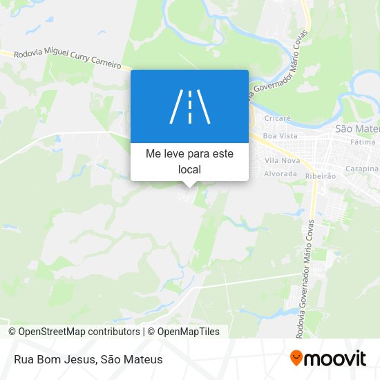 Rua Bom Jesus mapa