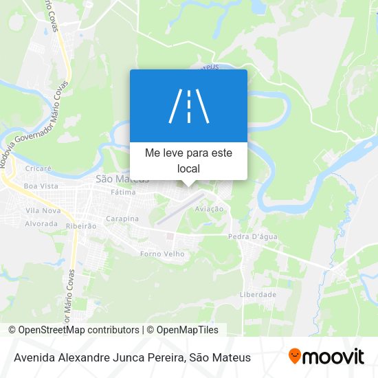 Avenida Alexandre Junca Pereira mapa