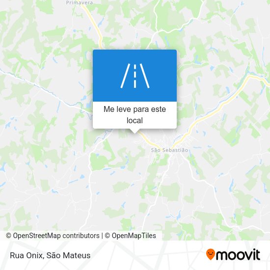 Rua Onix mapa