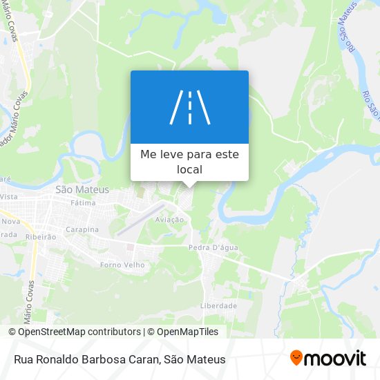 Rua Ronaldo Barbosa Caran mapa