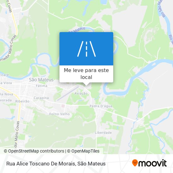 Rua Alice Toscano De Morais mapa