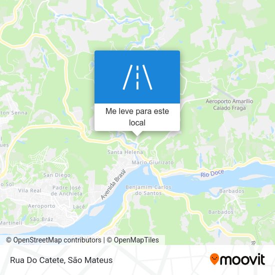 Rua Do Catete mapa