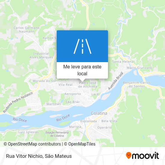 Rua Vitor Nichio mapa