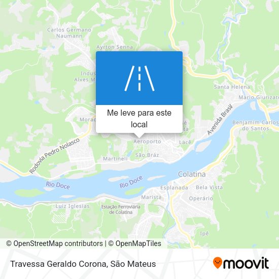 Travessa Geraldo Corona mapa