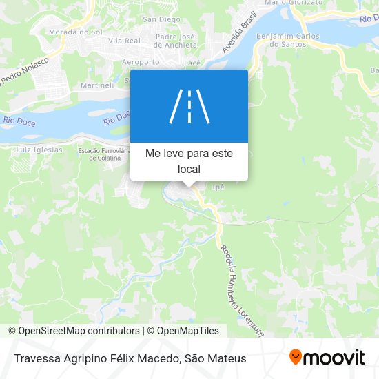 Travessa Agripino Félix Macedo mapa