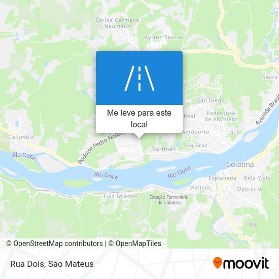 Rua Dois mapa