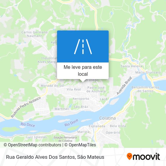 Rua Geraldo Alves Dos Santos mapa