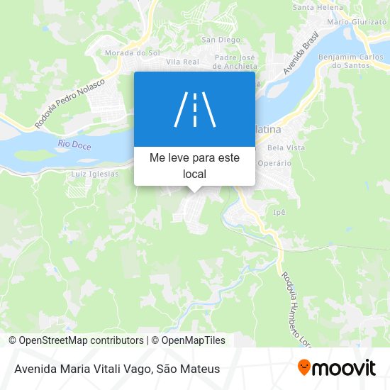Avenida Maria Vitali Vago mapa