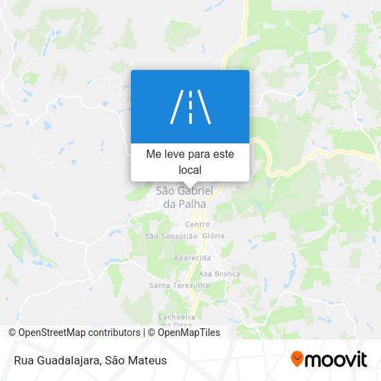 Rua Guadalajara mapa
