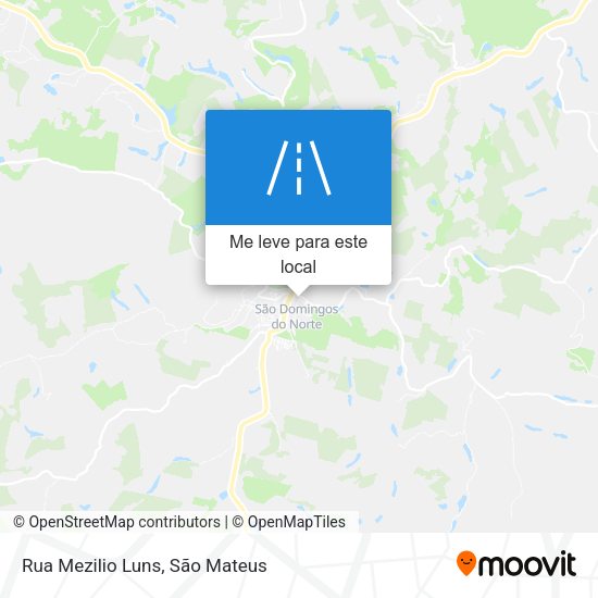 Rua Mezilio Luns mapa