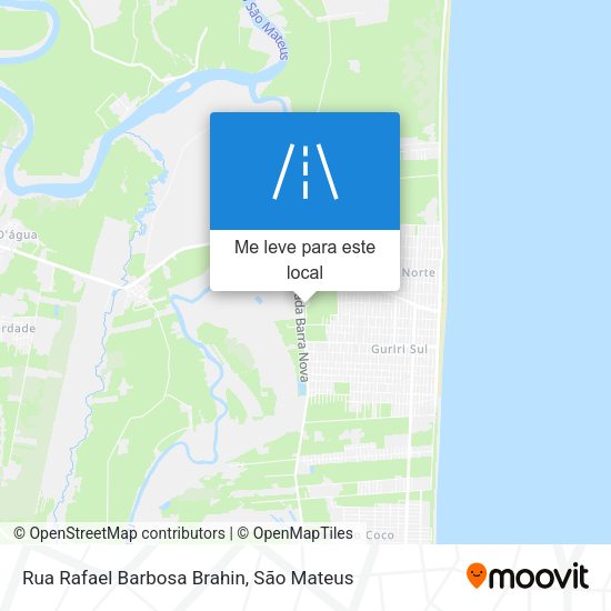 Rua Rafael Barbosa Brahin mapa