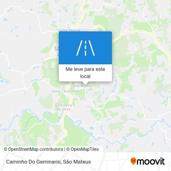 Caminho Do Geminario mapa