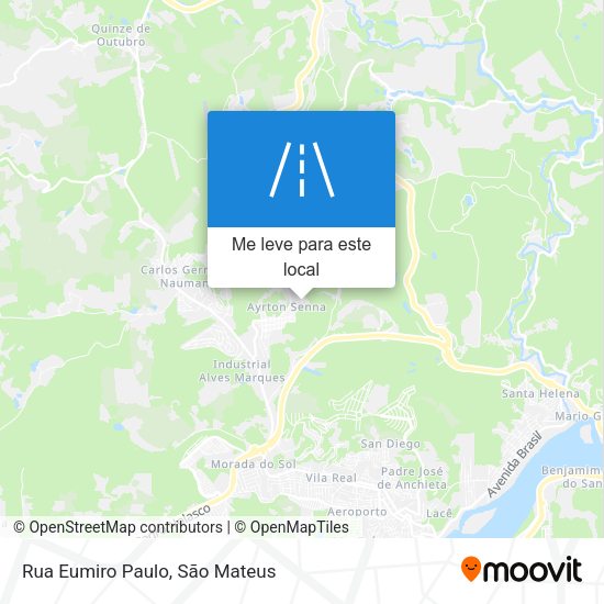 Rua Eumiro Paulo mapa