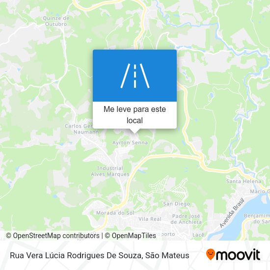 Rua Vera Lúcia Rodrigues De Souza mapa