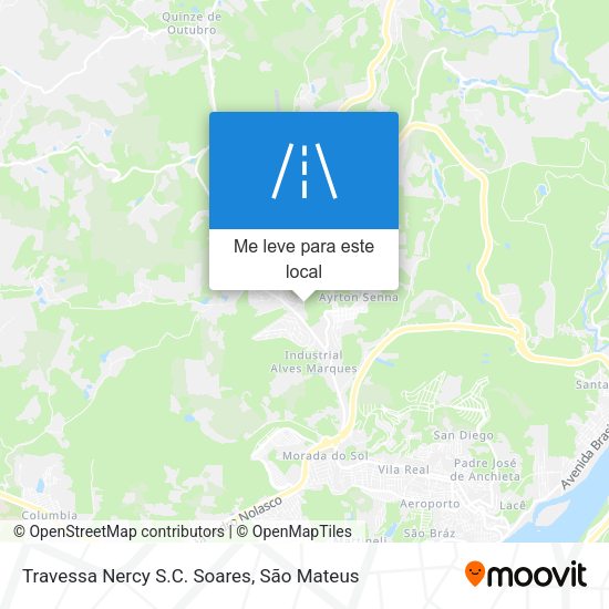 Travessa Nercy S.C. Soares mapa