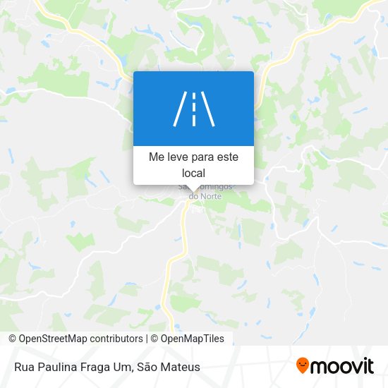 Rua Paulina Fraga Um mapa