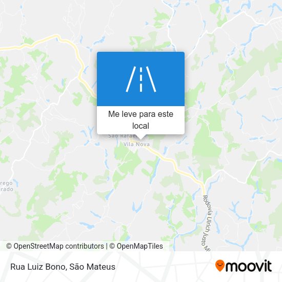 Rua Luiz Bono mapa
