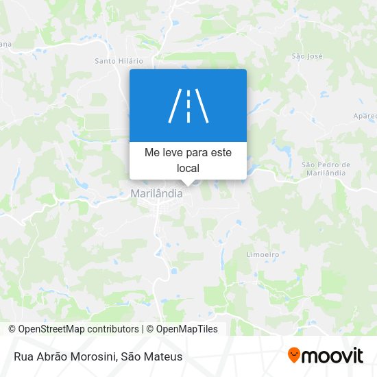 Rua Abrão Morosini mapa