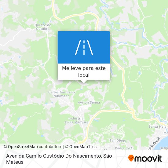Avenida Camilo Custódio Do Nascimento mapa