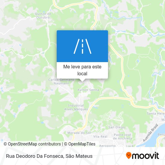 Rua Deodoro Da Fonseca mapa