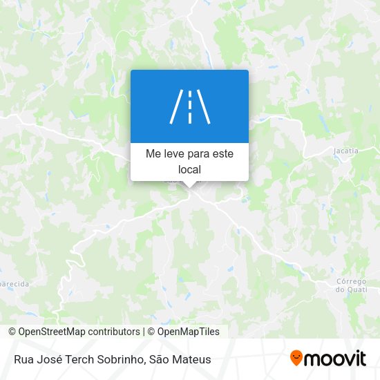 Rua José Terch Sobrinho mapa