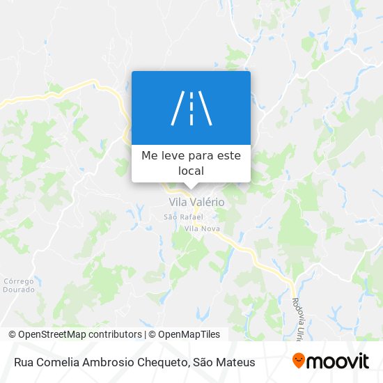 Rua Comelia Ambrosio Chequeto mapa