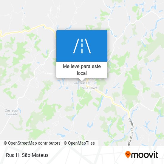 Rua H mapa