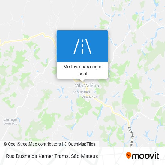 Rua Dusnelda Kemer Trams mapa