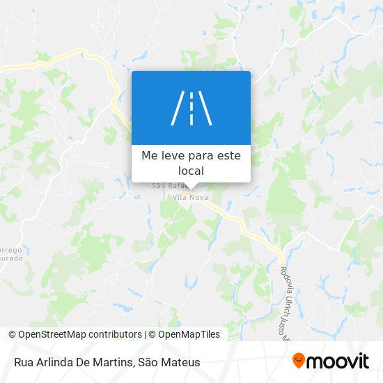 Rua Arlinda De Martins mapa