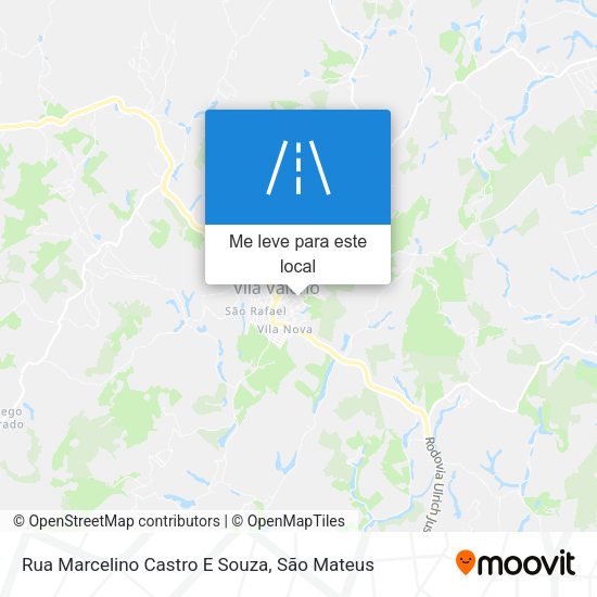 Rua Marcelino Castro E Souza mapa