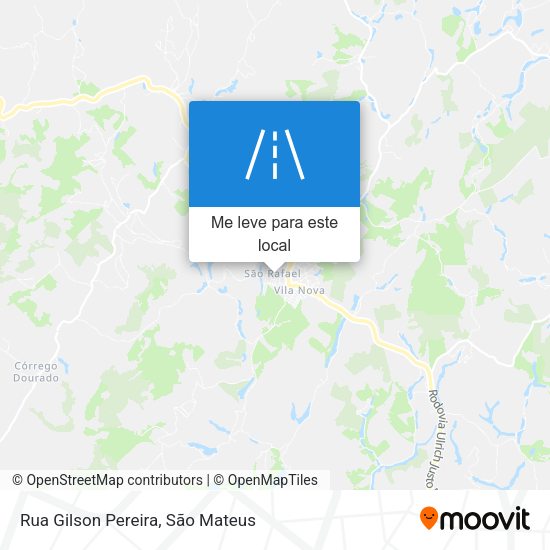 Rua Gilson Pereira mapa