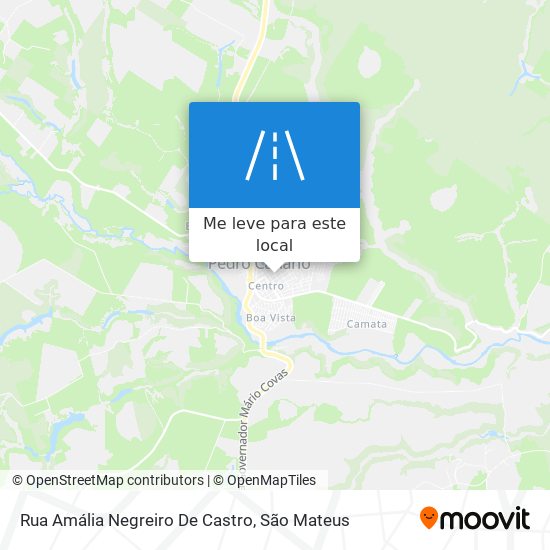 Rua Amália Negreiro De Castro mapa