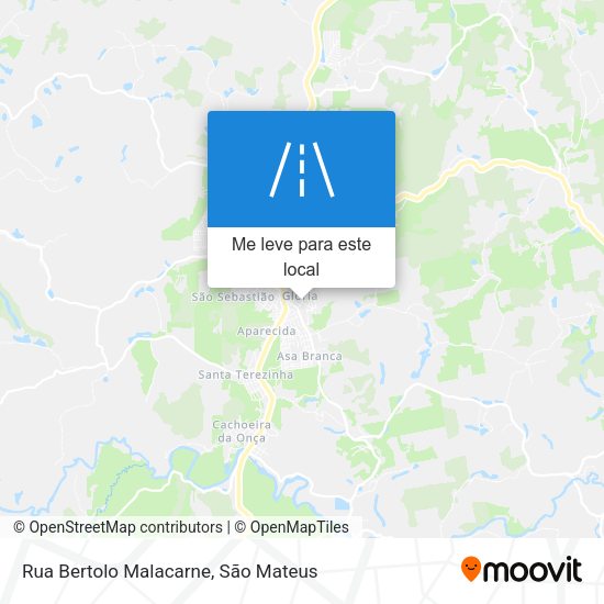 Rua Bertolo Malacarne mapa