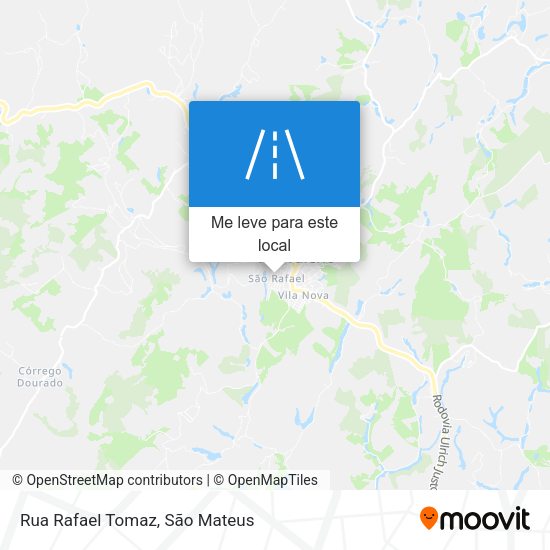 Rua Rafael Tomaz mapa