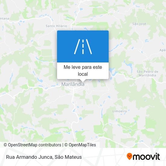 Rua Armando Junca mapa