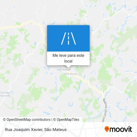 Rua Joaquim Xavier mapa