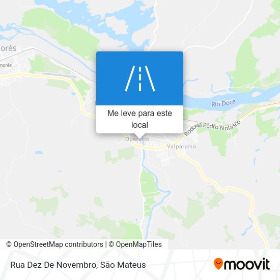 Rua Dez De Novembro mapa