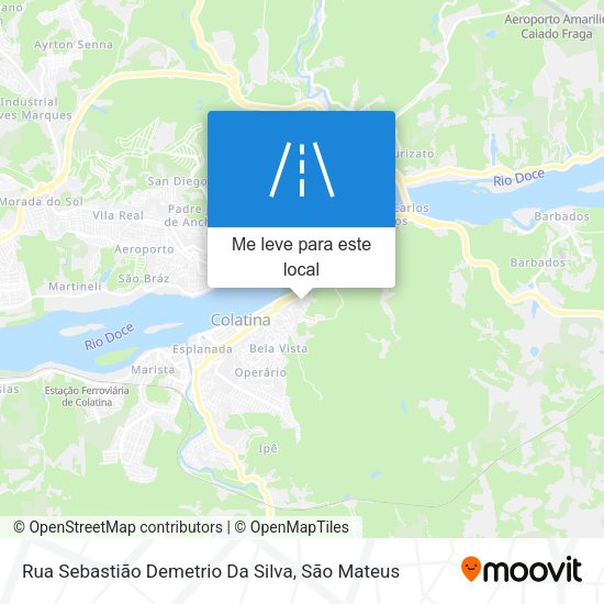 Rua Sebastião Demetrio Da Silva mapa