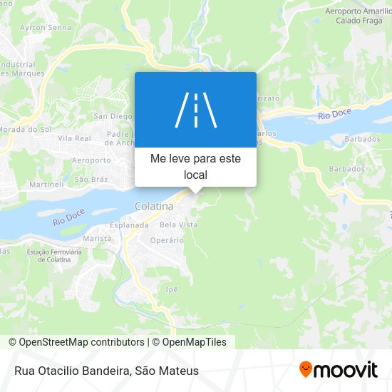 Rua Otacilio Bandeira mapa